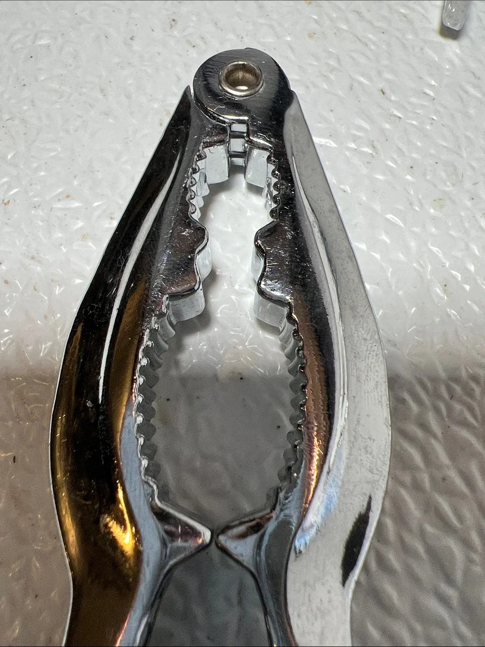 Set of Chrome Nutcracker Seafood Pliers - Shiny Silver 9Items